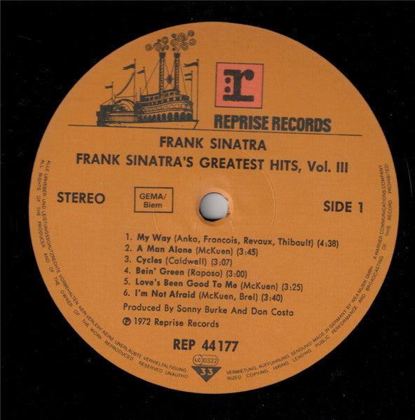 Frank Sinatra – Frank Sinatra's Greatest Hits Vol. 3