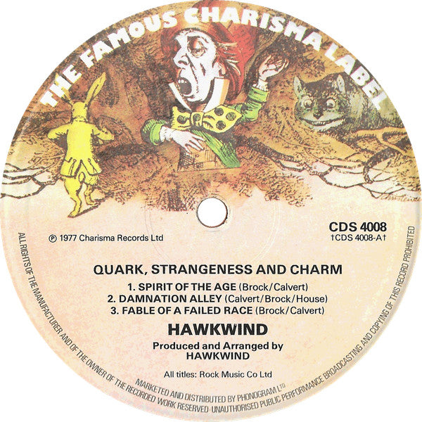 Hawkwind – Quark, Strangeness And Charm