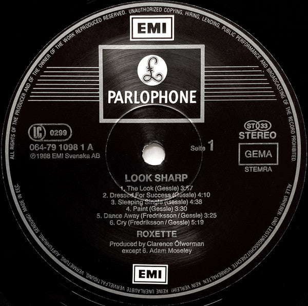 Roxette – Look Sharp!