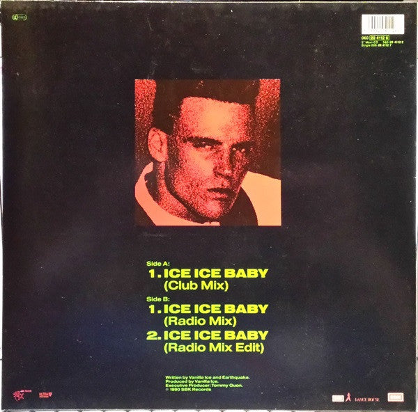 Vanilla Ice – Ice Ice Baby , 12", 45 RPM, Maxi-Single