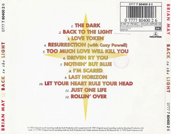 Brian May – Back To The Light