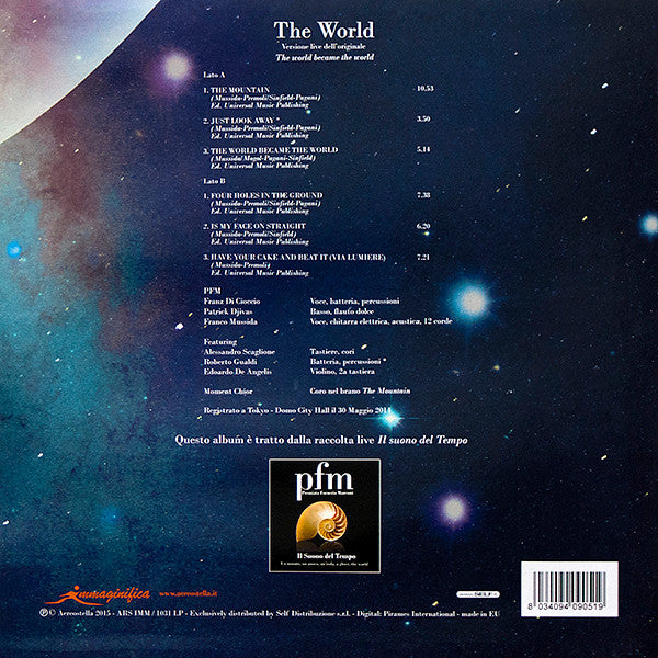 Premiata Forneria Marconi – The World , LP + CD