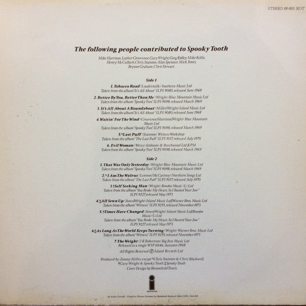 Spooky Tooth – The Best Of Spooky Tooth.