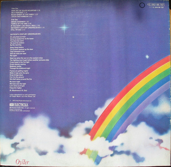 Rainbow – Ritchie Blackmore's Rainbow, Gatefold