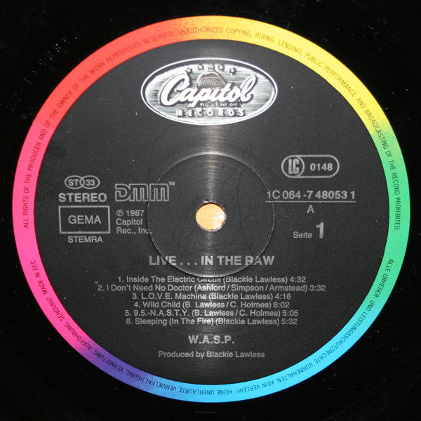 W.A.S.P. – Live... In The Raw