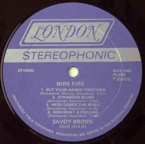 Savoy Brown Featuring Kim Simmonds – Wire Fire