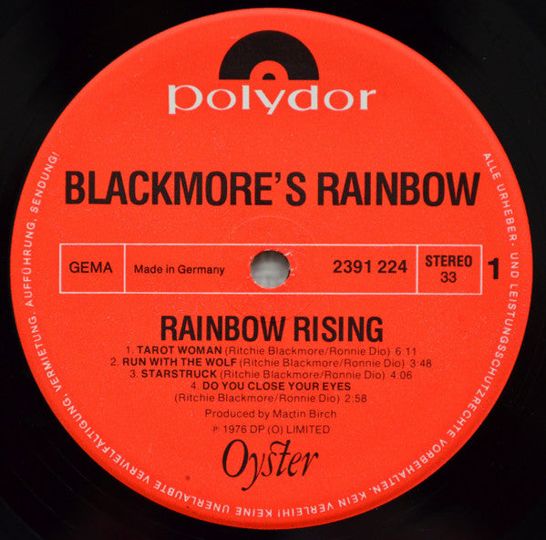 Rainbow – Rising, Gatefold