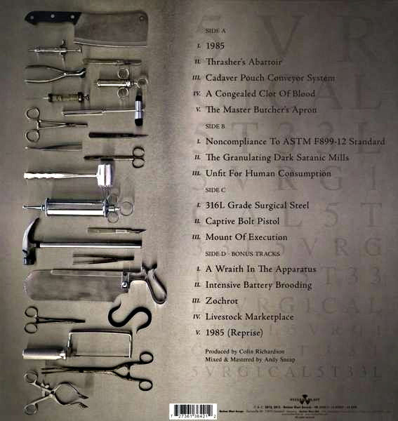 Carcass – Surgical Steel (Complete Edition), 2 X LP