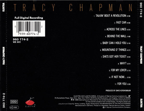 Tracy Chapman – Tracy Chapman