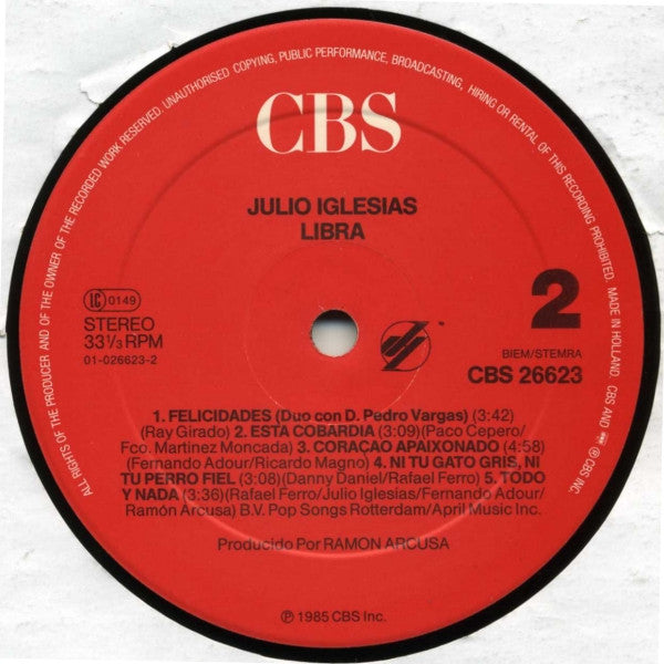 Julio Iglesias – Libra