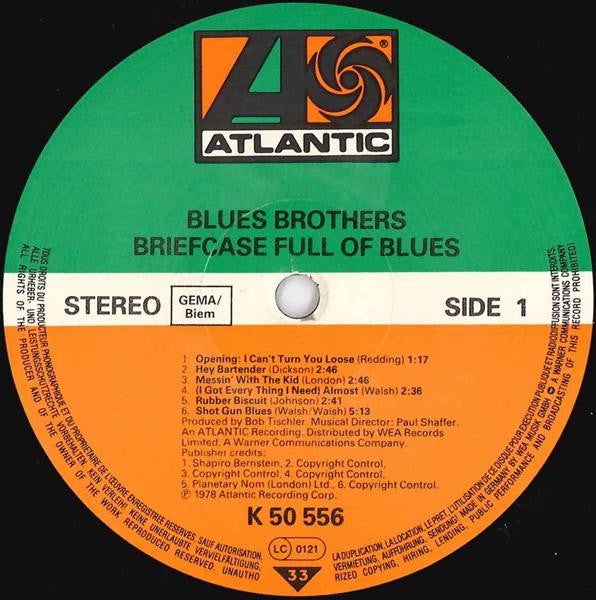 Blues Brothers* – Briefcase Full Of Blues