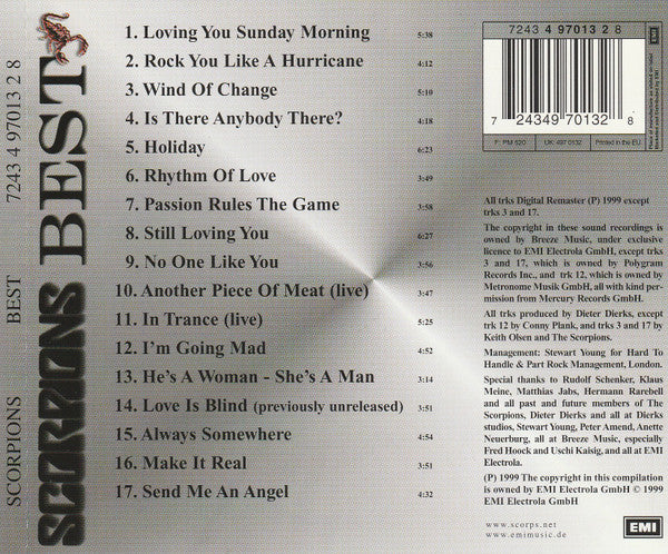 Scorpions – Best