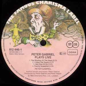 Peter Gabriel – Plays Live 2LP