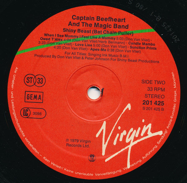 Captain Beefheart And The Magic Band – Shiny Beast (Bat Chain Puller)