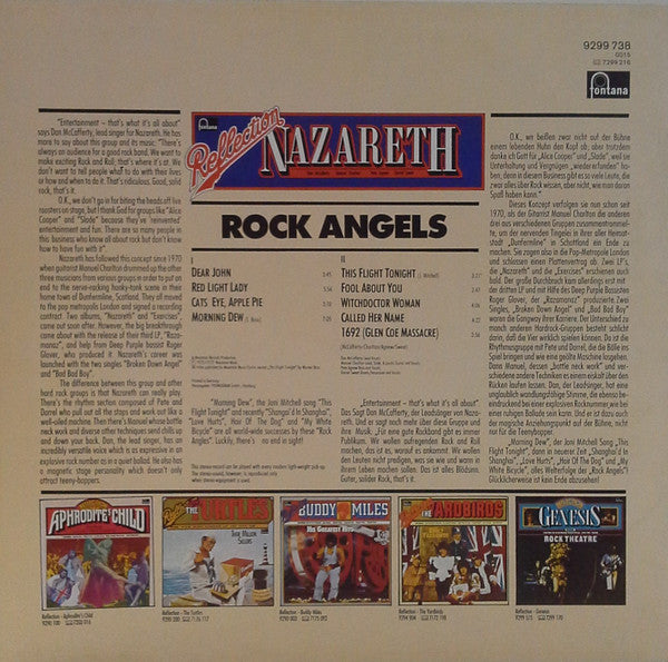 Nazareth – Reflection - Rock Angels