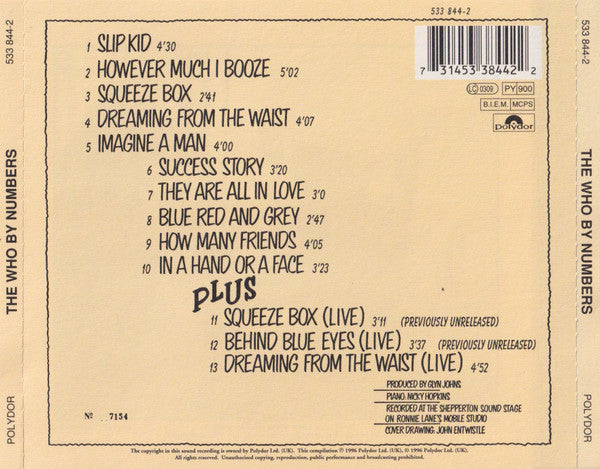 The Who – The Who By Numbers