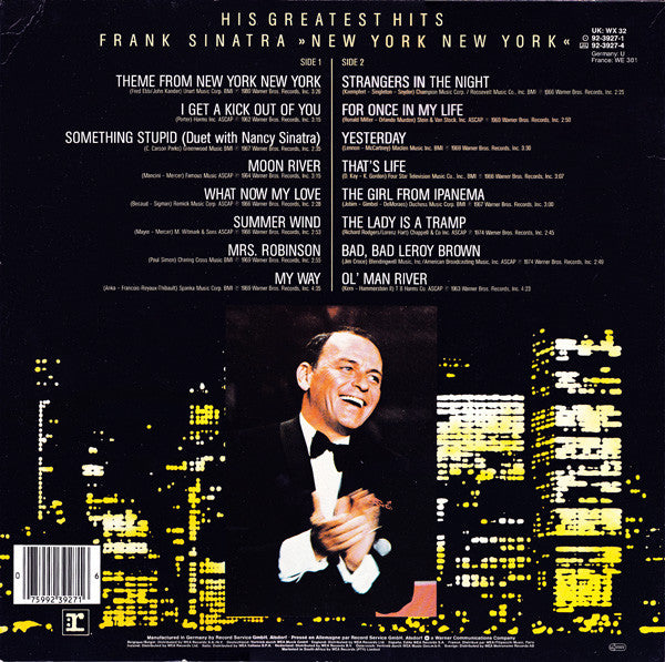 Frank Sinatra – His Greatest Hits (New York New York)
