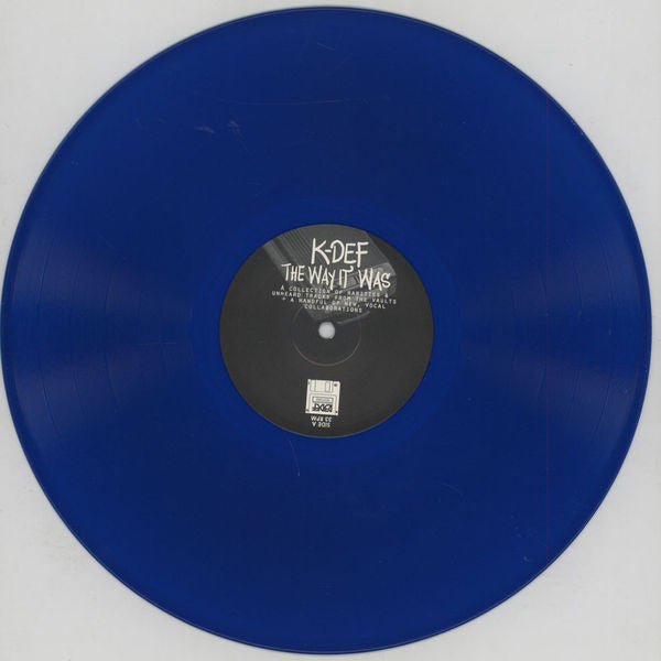 K-Def – The Way It Was , Limited Edition, Blue vinyl