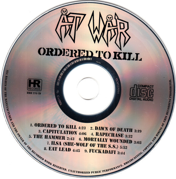 At War – Ordered To Kill