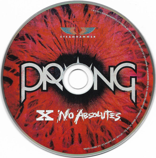 Prong – X - No Absolutes, Digipak