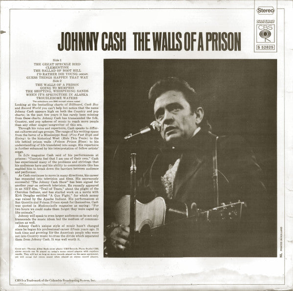 Johnny Cash – The Walls Of A Prison
