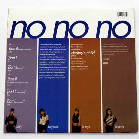Destiny's Child – No No No , MAXI , 33 rpm