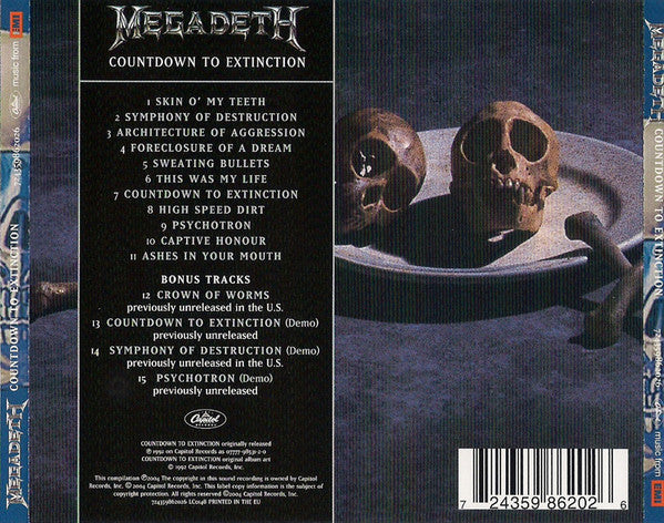 Megadeth – Countdown To Extinction