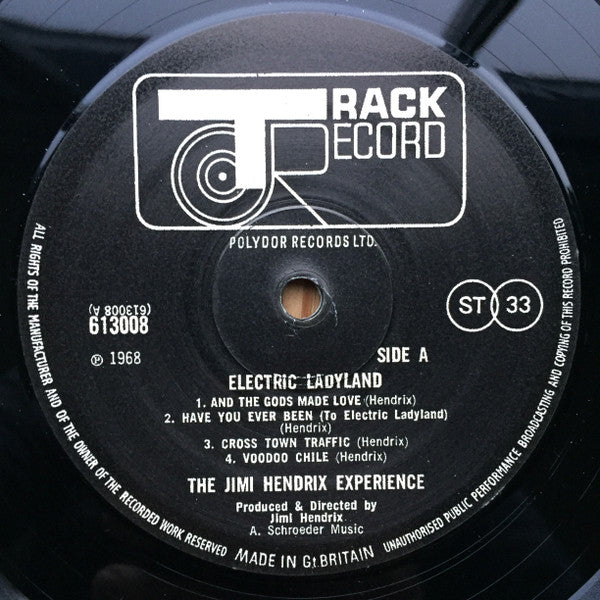 The Jimi Hendrix Experience – Electric Ladyland 2LP , Gatefold