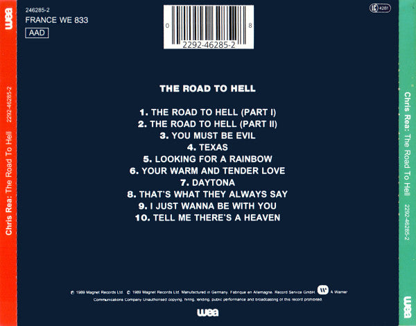 Chris Rea – The Road To Hell , CD