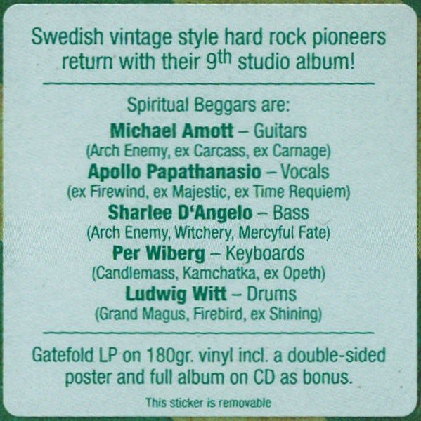 Spiritual Beggars – Sunrise To Sundown , Gatefold , + Poster + CD