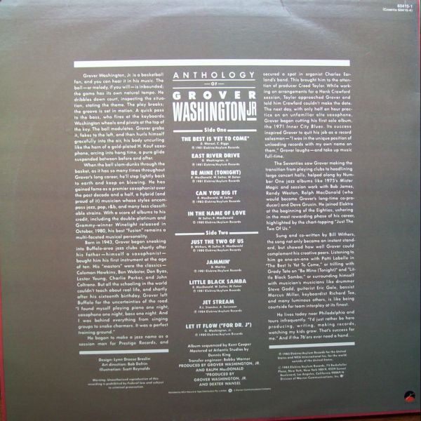 Grover Washington, Jr. – Anthology Of Grover Washington Jr.