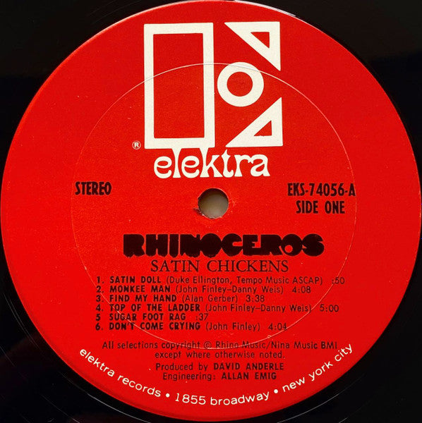 Rhinoceros– Satin Chickens, 1st Press