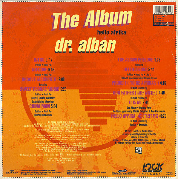 Dr. Alban – Hello Afrika (The Album)