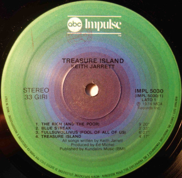 Keith Jarrett – Treasure Island , Gatefold