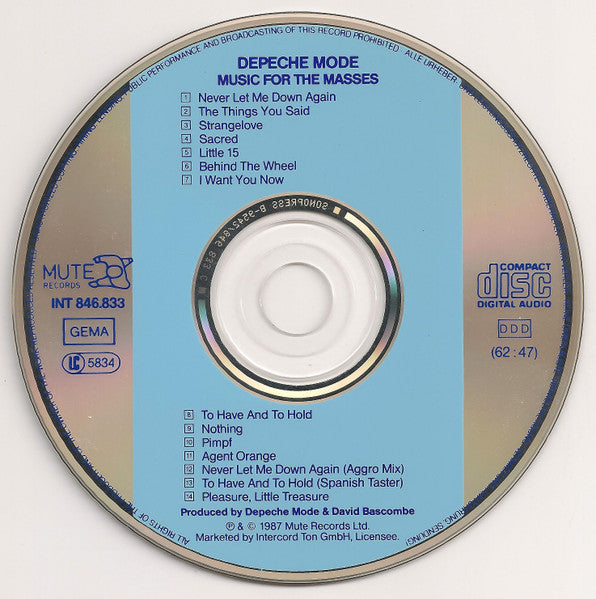 Depeche Mode – Music For The Masses