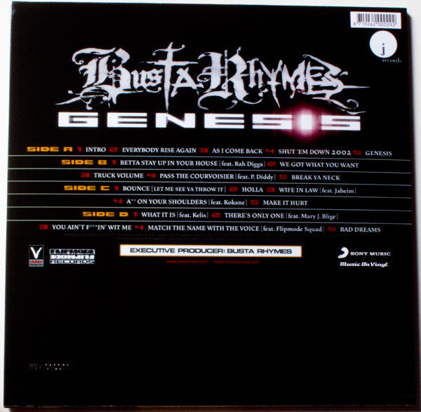 Busta Rhymes – Genesis , 2 LP , 180 gram