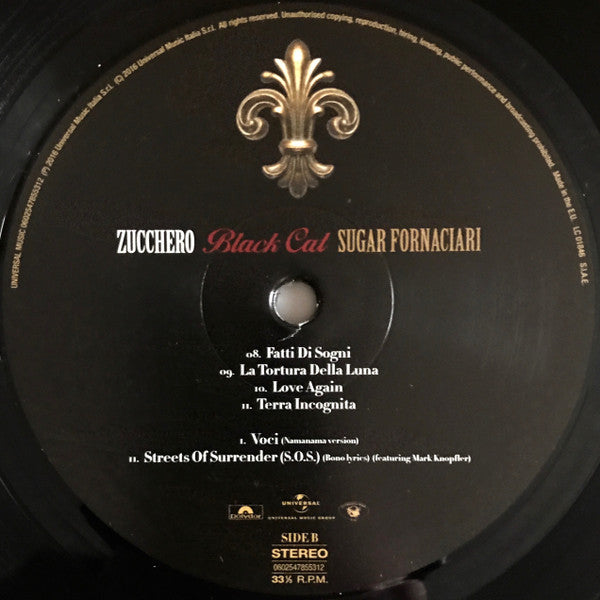 Zucchero Sugar Fornaciari* – Black Cat , Gatefold