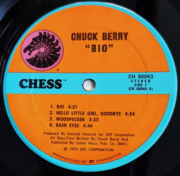 Chuck Berry – Bio, Gatefold, 1st Press