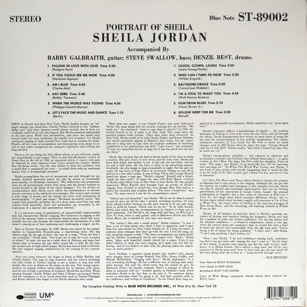 Sheila Jordan – Portrait Of Sheila