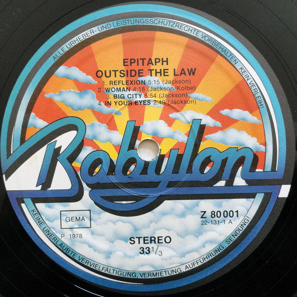 Epitaph – Outside The Law