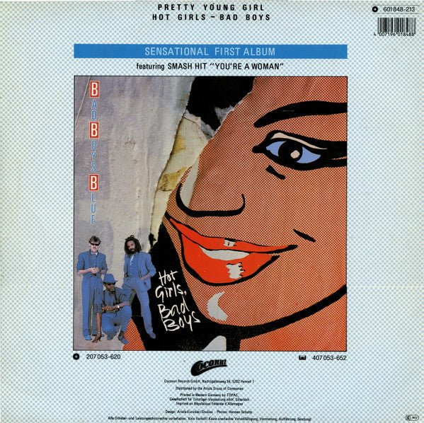 Bad Boys Blue – Pretty Young Girl, Vinyl, 12", 45 RPM, Maxi-Single