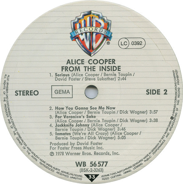 Alice Cooper – From The Inside
