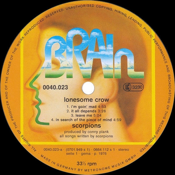 Scorpions – Lonesome Crow