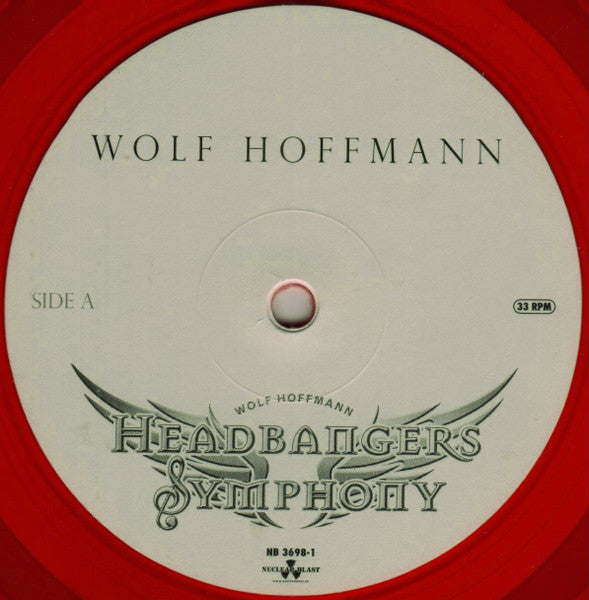 Wolf Hoffmann ( ex ACCEPT ) – Headbangers Symphony , Gatefold , Limited Edition, Red