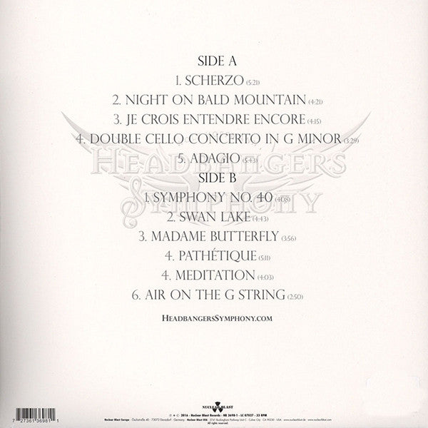 Wolf Hoffmann ( ex ACCEPT ) – Headbangers Symphony , Gatefold , Limited Edition, Red