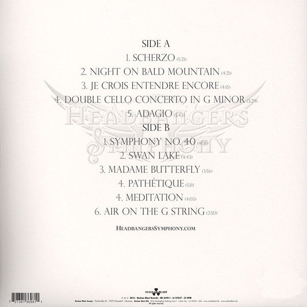 Wolf Hoffmann ( ex ACCEPT ) – Headbangers Symphony            ,  Gatefold , Limited Edition, Red