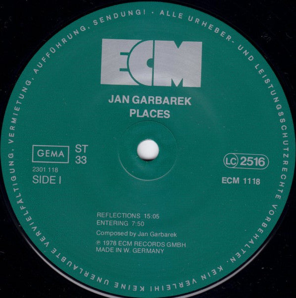 Jan Garbarek – Places