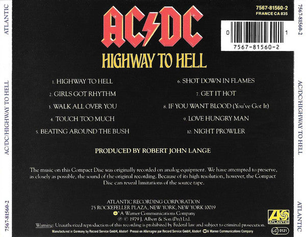 AC/DC – Highway To Hell