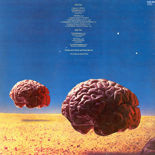 Rush – Hemispheres , Gatefold