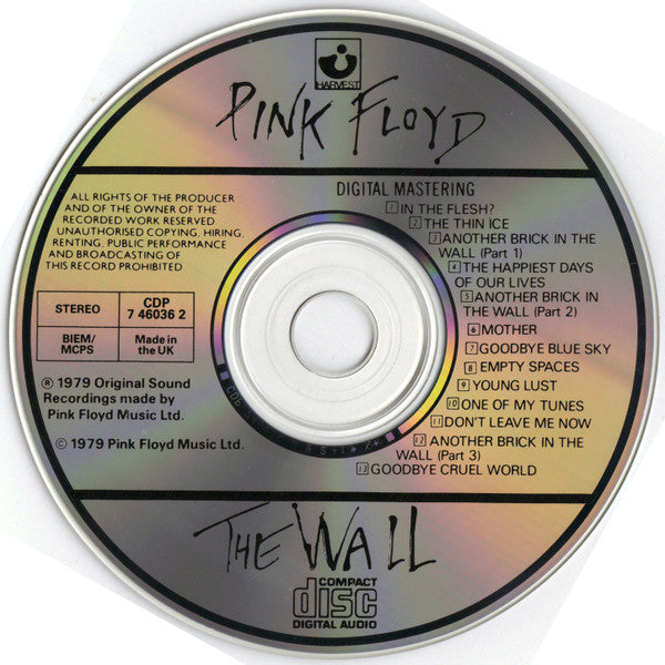 Pink Floyd – The Wall , 2 CD
